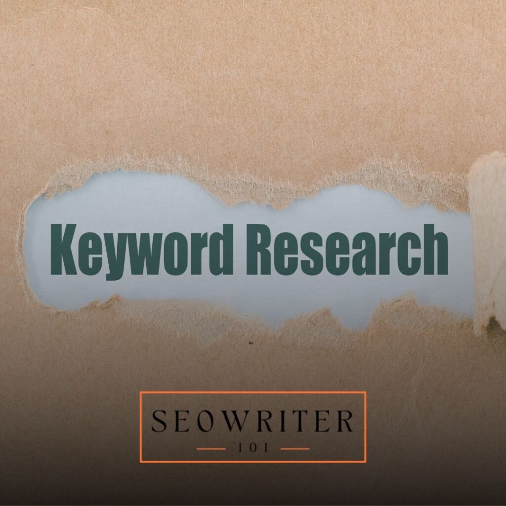 keyword research in seo