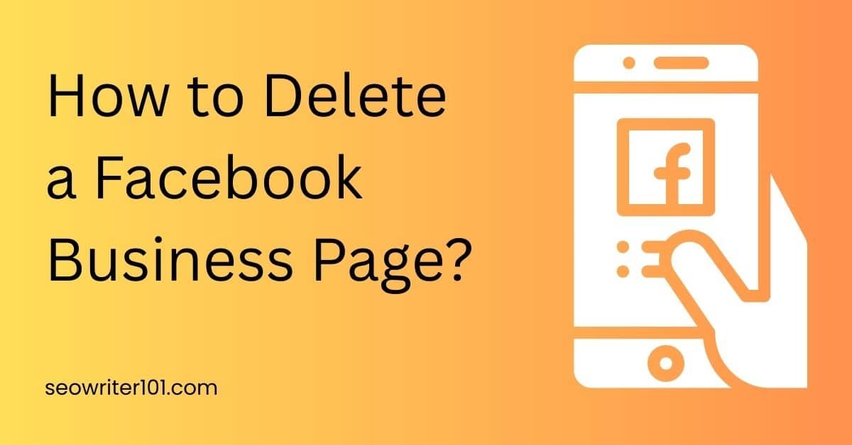 How to Delete a Facebook Page