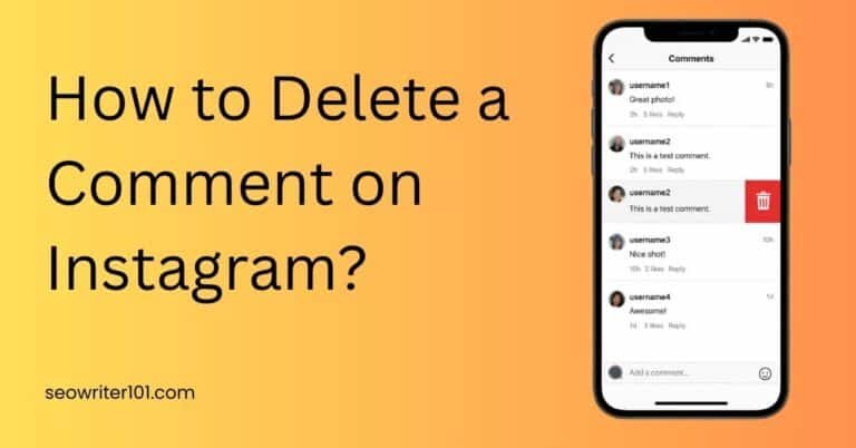 how to delete a comment on instagram