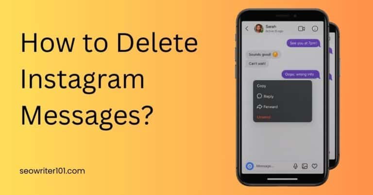 how to delete instagram messages