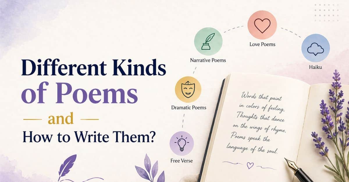 Different Kinds of Poems and How to Write Them
