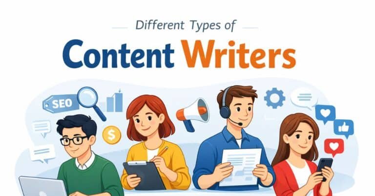 Different Types of Content Writers