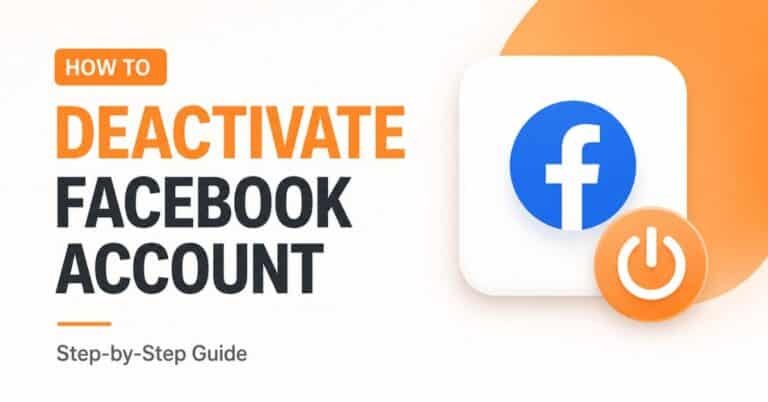 How to Deactivate a Facebook Account