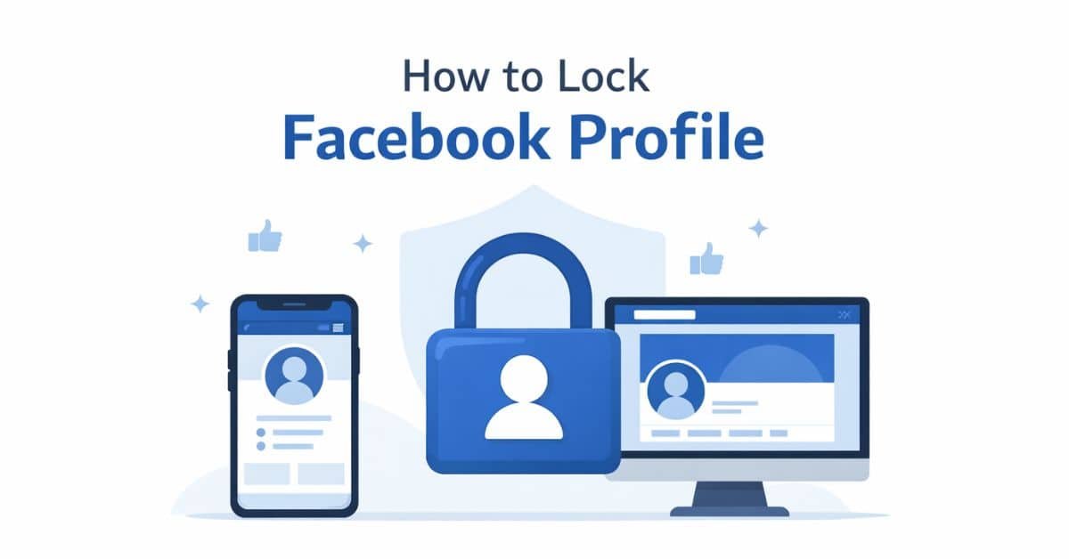 how to lock facebook profile