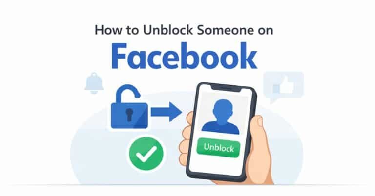 how to unblock someone on facebook