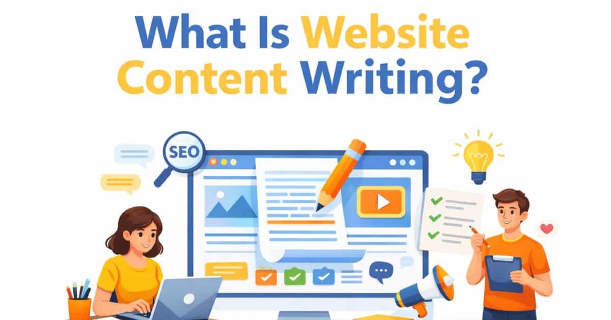 what is website content writing