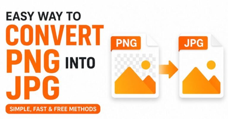 Easy Way to Convert PNG into JPG