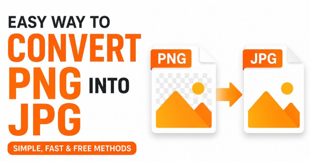 Easy Way to Convert PNG into JPG